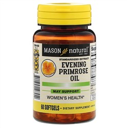 Mason Natural, Масло вечерней примулы, 60 капсул