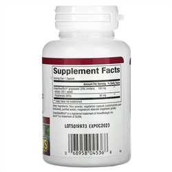 Natural Factors, GrapeSeedRich, экстракт виноградных косточек, 100 мг, 90 вегетарианских капсул