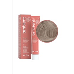 TEFIA Ambient 9.18 Перманентная крем-краска для волос / Очень светлый блондин пепельно-коричневый, 60 мл KRISTALLER, 1109802