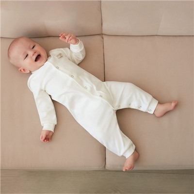 Комбинезон детский MINAKU, рост 86-92 см, экрю