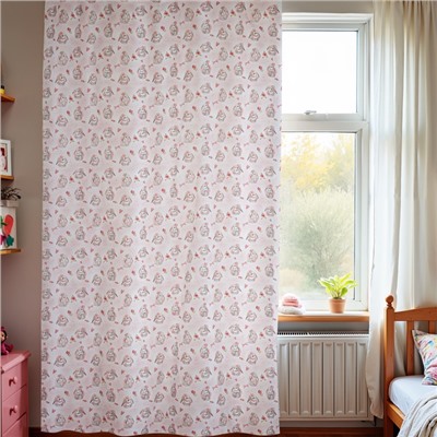 Штора портьерная «Этель. Любимая доченька», 145×260 см, рогожка