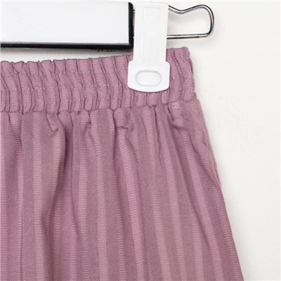 Пижама женская (рубашка, шорты) KAFTAN, сиреневая, размер 48-50