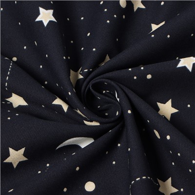 Покрывало 1.5-спальное «Этель» Звёздное небо, 145×210 см, хлопок 100%, рогожка