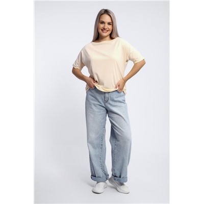 Футболка 80046 (Персиковый)