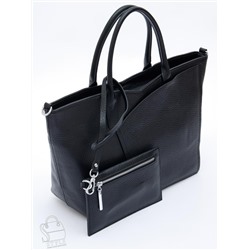Сумка женская кожаная 1059C black Polina&Eiterou