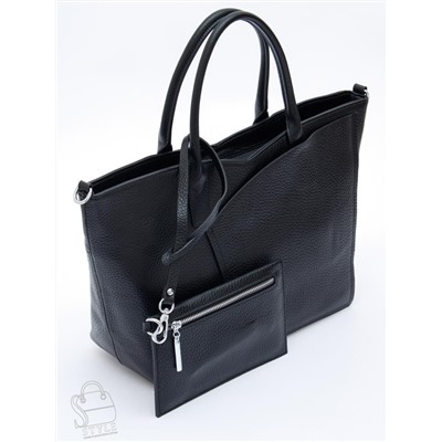 Сумка женская кожаная 1059C black Polina&Eiterou