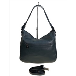 Женская сумка из натуральной кожи, цвет синий