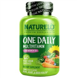 NATURELO, мультивитамины ежедневного применения для женщин старше 50 лет, 60 вегетарианских капсул