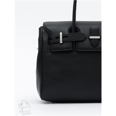 Сумка женская кожаная 1081M black Polina&Eiterou