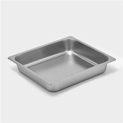 Гастроёмкость GN 2/3 Hanna Knövell, 65 мм, 35.5×32.5×6.5 см, толщина 0.6 мм, нержавеющая сталь