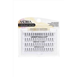 Andrea Пучки ресниц узелковые 25110, средние, черный KRISTALLER, 1217446