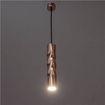 Светильник «Астелл» 1×40 Вт GU10 розовое золото 5.5×5.5×30-130 см