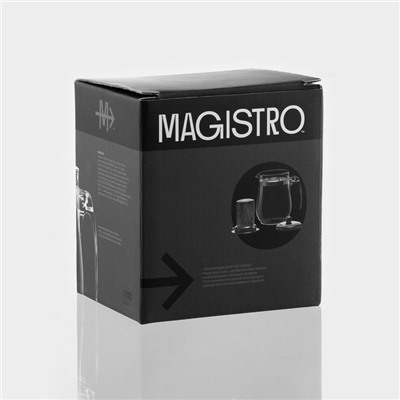 Заварочный чайник Magistro «Шейди», 500 мл, металлическое сито, стекло