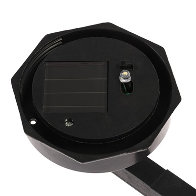 Садовый светильник «Шар», уличный, на солнечной батарее, 14×15×10 см, 1 LED, свечение белое