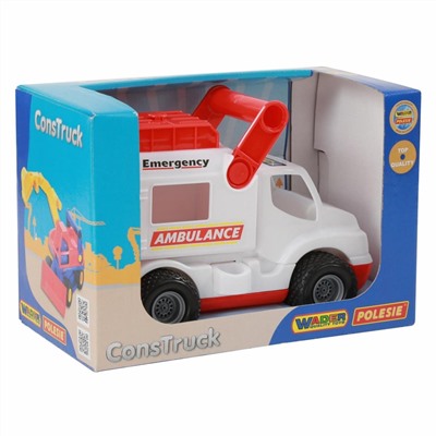 320873 Wader "КонсТрак - скорая помощь", автомобиль (в коробке)