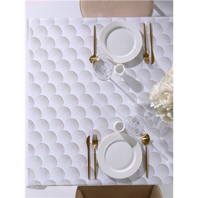 Скатерть «Этель» с тиснением, 100×140±5 см, 100% п/э, 120 г/м²