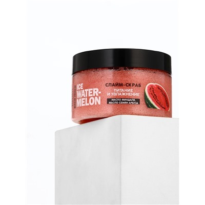Скраб-слайм для тела Ice watermelon, питание и увлажнение, с ароматом арбуза, 250 г, PICO MICO