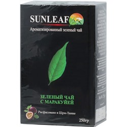 SUNLEAF. Green Tea Passion Fruit 250 гр. карт.упаковка
