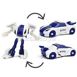 Робот трансформирующийся в полицию, в пакете
