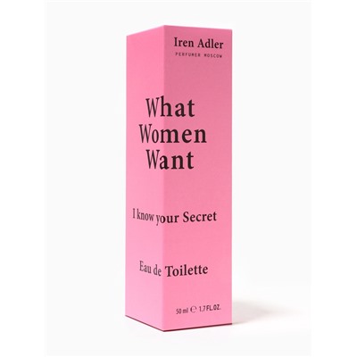 Туалетная вода женская What Women Want I know your secret, 50 мл
