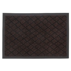 Коврик придверный влаговпитывающий «Галант», 40×60 см, коричневый