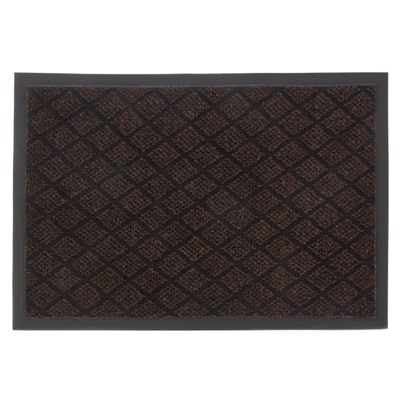 Коврик придверный влаговпитывающий «Галант», 40×60 см, коричневый