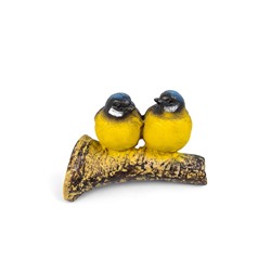 Садовая фигура из полистоуна «Синицы на ветке», подвесная, 16×12×12 см