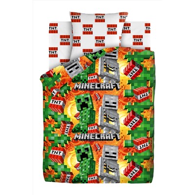 КПБ 1.5 поплин "Juno" рис.16576-1/16577-1 Крипер и Скелет