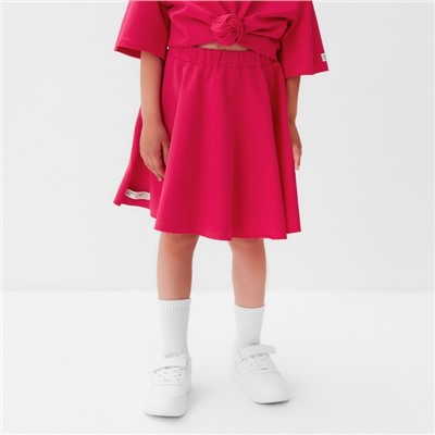 Юбка для девочки KAFTAN: Dream big, размер 30 (98 - 104 см), розовая