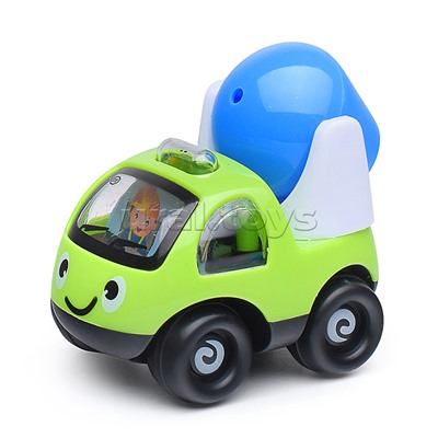 Игрушка пластик Парковка "Синий трактор" 7,5 см, коробке