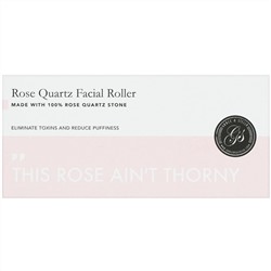 Grace & Stella, роликовый массажер для лица из розового кварца, 1 шт.