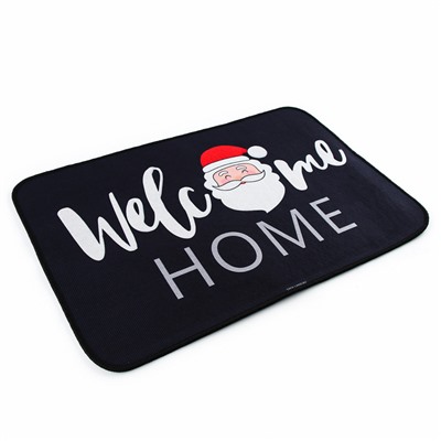 Коврик придверный новогодний Welcome home, 40×60 см