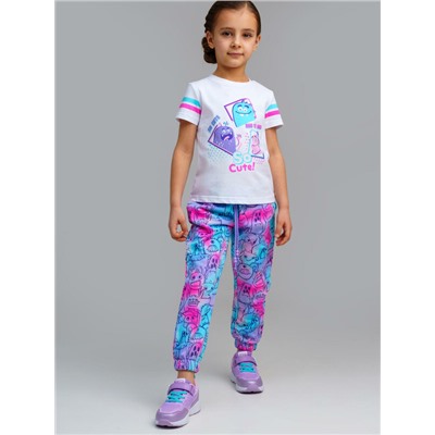 Фуфайка трикотажная для девочек (футболка)