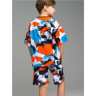 Комплект трикотажный для мальчиков: фуфайка (футболка), шорты
