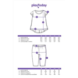 Комплект (Футболка+Шорты) PLAYTODAY, 1121624