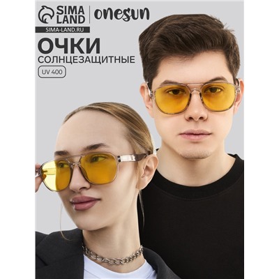 Очки солнцезащитные OneSun, uv 400, ширина 15 см, дужка 15 см, линза 5.5×4.5 см