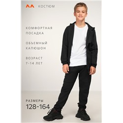 Теплый детский костюм из футера трехнитки с начесом Happyfox