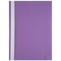 Скоросшиватель А4 пластиковый  фиолетовый 0,18мм 4018 inФОРМАТ