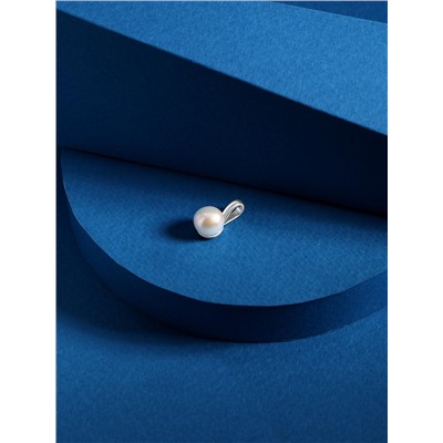 Подвеска из серебра с культивированным жемчугом родированная П50270