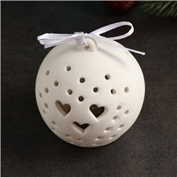 Фигурка светящаяся TAKE IT EASY «Шар с сердечками», 7×7×7.5 см