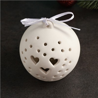 Фигурка светящаяся TAKE IT EASY «Шар с сердечками», 7×7×7.5 см