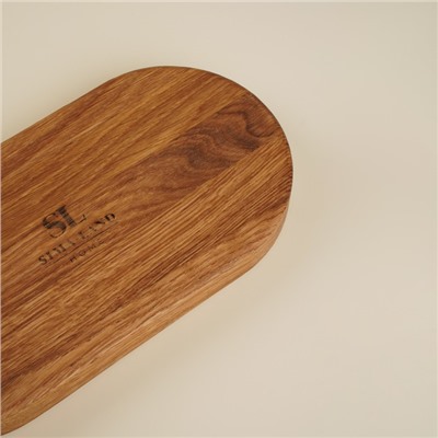 Поднос с двумя отделениями SL Home, 21×11×2 см, дуб