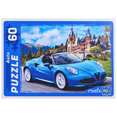 Пазлы 60 "Машина на трассе"