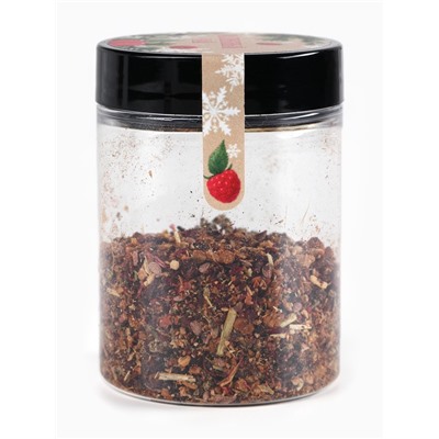 Подарочный набор новогодний «С Новым годом», джем 30 г, чай 20 г, орехи 50 г