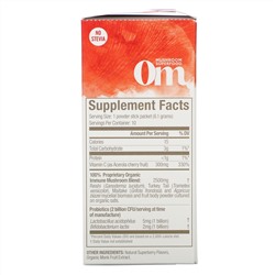 Om Mushrooms, Immune+, Immune & Digestive Health, Superberry, 10 Packets, 0.21 oz (6.1 g) Each