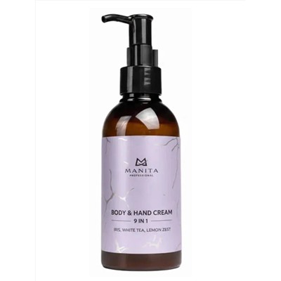 MANITA Парфюмированный крем для рук и тела / Iris, White Tea, Lemon Zest, 150 мл 28147