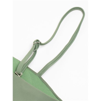 Купальник женский слитный MINAKU Basic, размер 44, зелёный