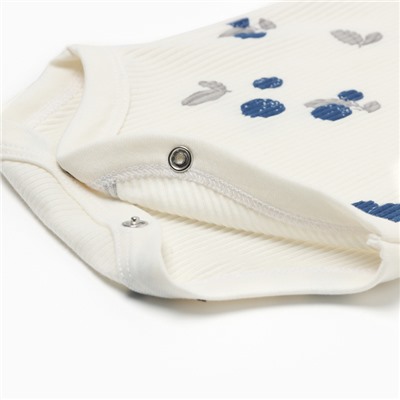 Боди Крошка Я Blueberry, рост 68-74 см, молочное