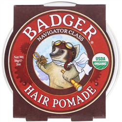Badger Company, Organic, Hair Pomade, Navigator Class, 2 oz (56 g)