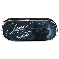 Пенал школьный "Принцесса луна" (без наполнения, 22х8.5х4.7 см, полиэстер, молния)
